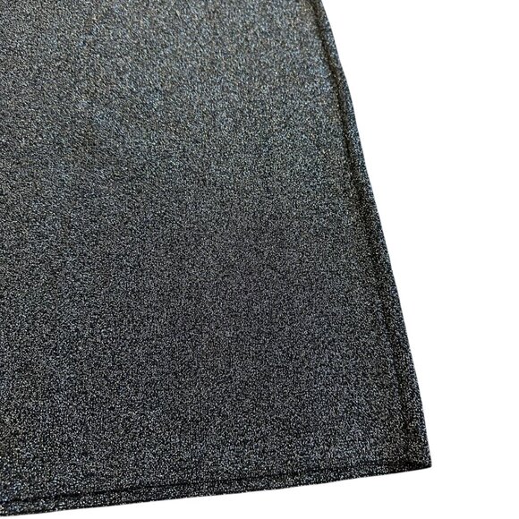 House of Harlow 1960 Silver Glitter Sheath Dress Mock Neck Party Size Small - Picture 9 of 12